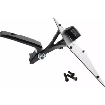 Soporte de matrícula IT BRKOUT — 17 cm x 17 cm, Negro