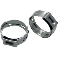 Stepless® Ear Clamps for Fuel System — For 3/8" ID fuel line, 10 Pack