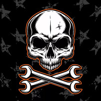 Flydanna® Head Wrap — Black, 6-panel