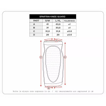 Spartan Knee Guards — L/XL, Black
