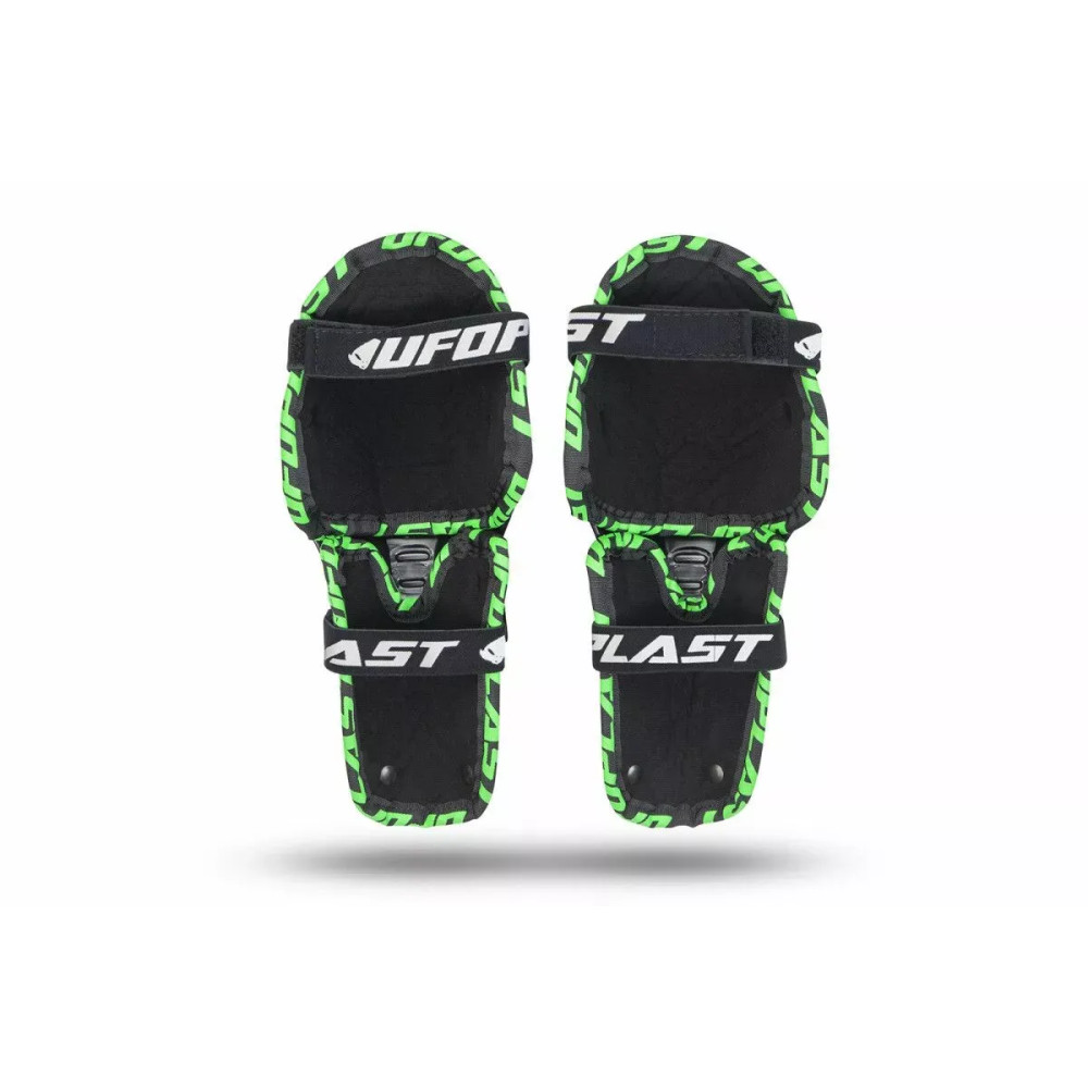 Protector articulado infantil Kajam para rodilla y espinilla — Juvenil, Talla única, Negro