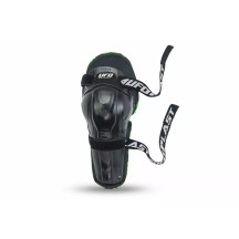 Protector articulado infantil Kajam para rodilla y espinilla — Juvenil, Talla única, Negro