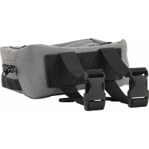 Handlebar Bag — 7" x 5" x 3.25", gray/orange, handlebar