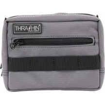 Handlebar Bag — 7" x 5" x 3.25", gray/orange, handlebar