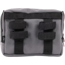 Handlebar Bag — 7" x 5" x 3.25", gray/orange, handlebar