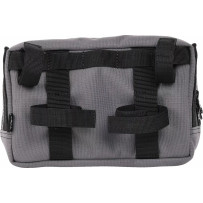 Handlebar Bag Plus — 9" x 5" x 4", Gray, Orange