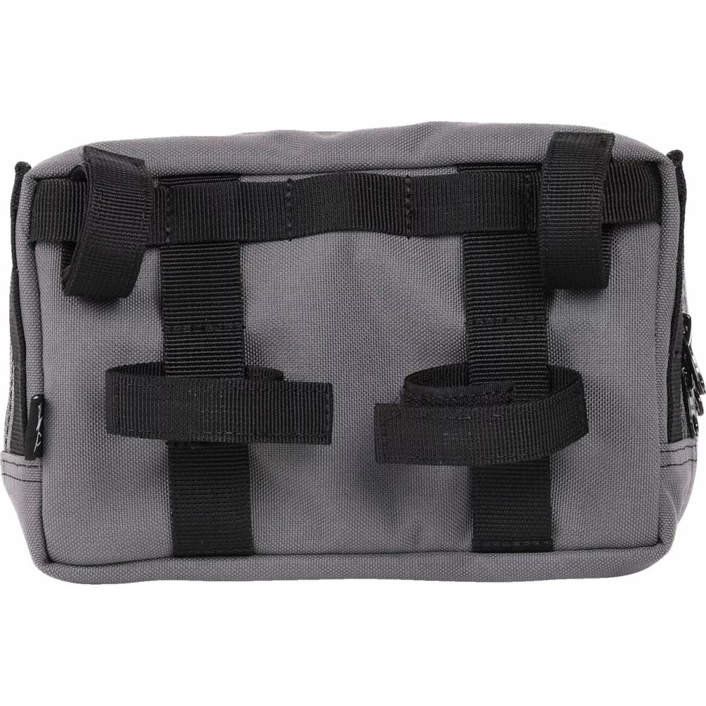 Handlebar Bag Plus — 9" x 5" x 4", Gray, Orange