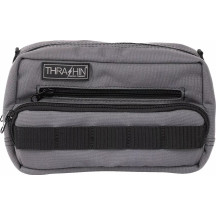 Handlebar Bag Plus — 9" x 5" x 4", Gray, Orange