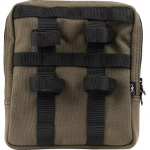 Handlebar Bag Slim — 9" x 8" x 2", Green, Universal fitment