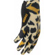 Women's Sportmode Cheetah Gloves — Size S, Orange