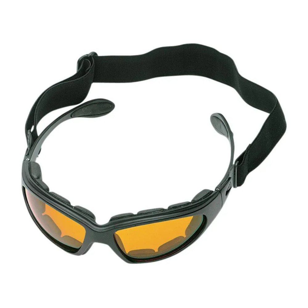 GXR Convertible Sunglasses — Medium frame, Black matte, Amber lenses