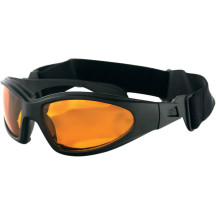 GXR Convertible Sunglasses — Medium frame, Black matte, Amber lenses