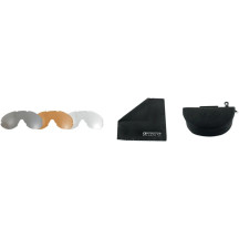 Phoenix Goggle — Large frame, 165 mm frame width, over glasses, Black