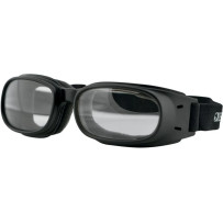 Piston Goggle — Small frame, 145 mm frame width, 15 mm bridge, Black