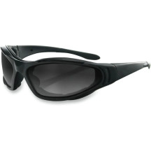Raptor II Sunglasses — Small frame, 145 mm frame width, Black matte, Smoke/Clear/Amber lenses
