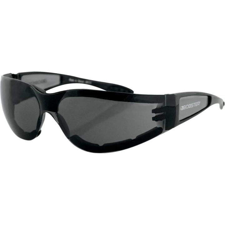 Shield II Gafas de sol — montura mediana, negro, lente ahumado