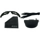 Gafas convertibles Renegade — montura mediana, lentes fotocromáticas, negro