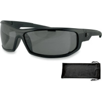 AXL Sunglasses — Medium frame, 135 mm frame width, Black gloss