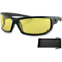 AXL Sunglasses — Medium frame, 135 mm frame width, 80 mm lens width, Yellow lens