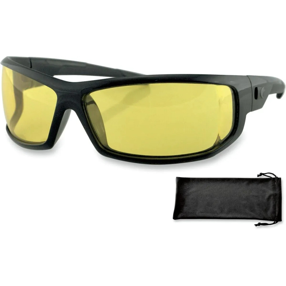 AXL Sunglasses — Medium frame, 135 mm frame width, 80 mm lens width, Yellow lens