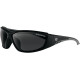 Gafas Rider — Talla única, Negro, lente ahumada