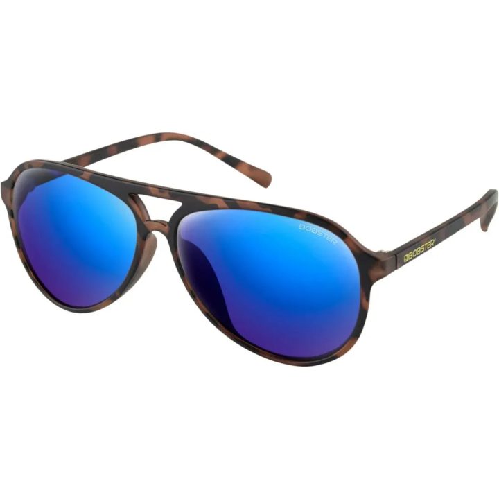 Gafas Maverick — Carey mate, Montura 140 mm, Puente 18 mm, Lente 60×50 mm
