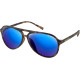 Gafas Maverick — Carey mate, Montura 140 mm, Puente 18 mm, Lente 60×50 mm