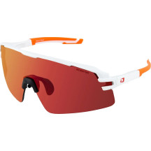 Flash Sunglasses — Bridge 25 mm, Frame width 146 mm, Lens 138 x 50 mm, Color Orange