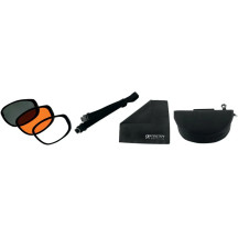 Sport & Street Convertible Sunglasses — Large frame, 152 mm frame width, Black matte