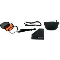 Sport & Street 2 Convertible Sunglasses — Large frame, 157 mm frame width, 58×40 mm lenses, 20 mm bridge, black matte
