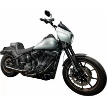 High Noon Seat — 73.5 cm (29") length, 32 cm (12-1/2") driver width, Black/Gray