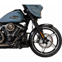 Tire Hugger Front Fender for Dresser — 21", Black