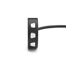 3-Button Switch for Handlebars — Black, Chrome, Aluminum, 3 buttons