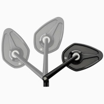 mo.view Sport Flip 110 mm Mirror — 122×83 mm head, M10 fitting