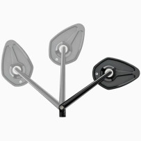 mo.view Sport Flip 150 mm Mirror — 83 mm mirror head, handlebar end, black