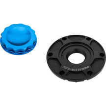 12 Point Gas Cap — Black, Blue