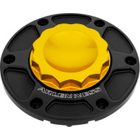 12 Point Gas Cap — Black, Gold