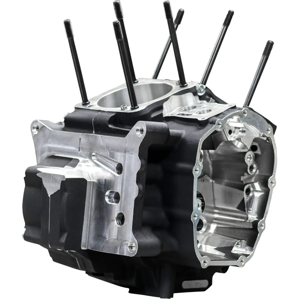 M8 Softail Crankcase — MK-Series, Matte Black