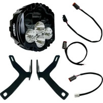 Shark Demon™ LED Headlight Kit — Gloss Black, Harley-Davidson fit