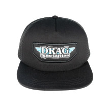 Drag Specialties Mesh Snapback — Adjustable, Black