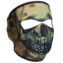 Neoprene Full-Face Mask — One Size, Black/Tan/Brown