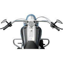 1-1/4" Handlebar — 1-1/4" diameter, 24 cm center width, 1" clamp, Chrome