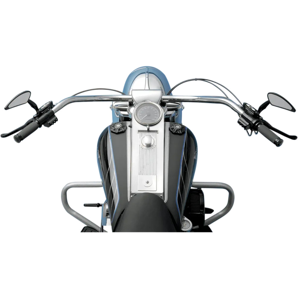 1-1/4" Handlebar — 1-1/4" diameter, 24 cm center width, 1" clamp, Chrome