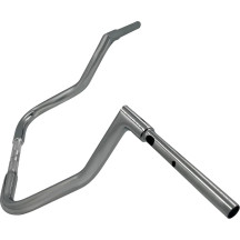 Manillar Flat Top EZ de 1-1/4" — abrazadera 1", ancho central 15-1/2", cromo