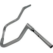 Manillar Flat Top EZ de 1-1/4" — abrazadera 1", ancho central 15-1/2", cromo