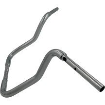 Manillar 1-1/4" EZ Install con tope redondo — diámetro 32 mm, ancho central 39,5 cm, altura 33 cm