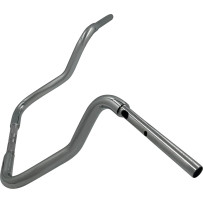 Manillar 1-1/4" EZ Install con tope redondo — diámetro 32 mm, ancho central 39,5 cm, altura 33 cm