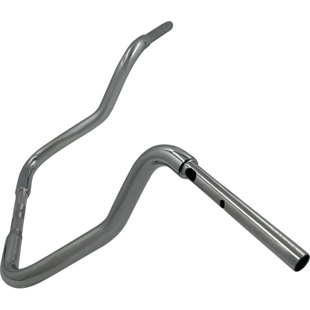 Manillar 1-1/4" EZ Install con tope redondo — diámetro 32 mm, ancho central 39,5 cm, altura 33 cm