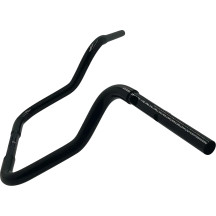 Manillar redondo superior 1-1/4" EZ Install — 1-1/4" diámetro, 13" elevación, 34" ancho, Negro