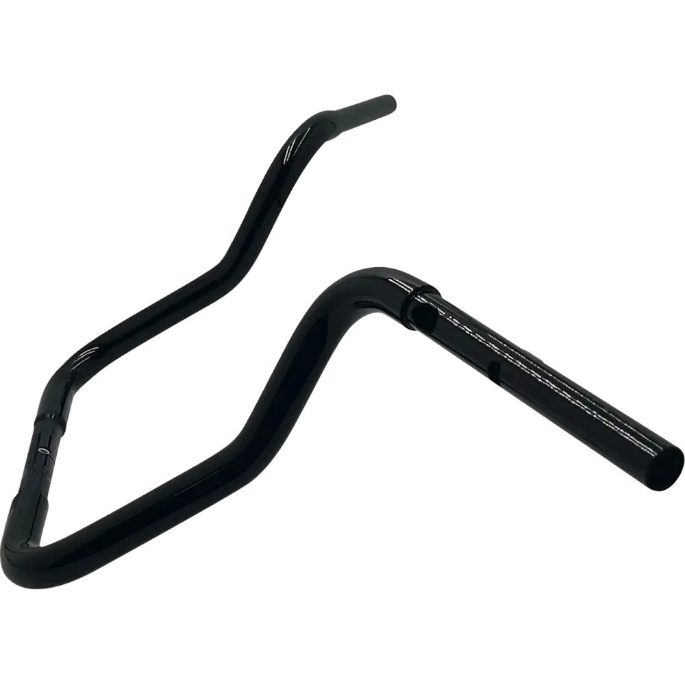 Manillar redondo superior 1-1/4" EZ Install — 1-1/4" diámetro, 13" elevación, 34" ancho, Negro